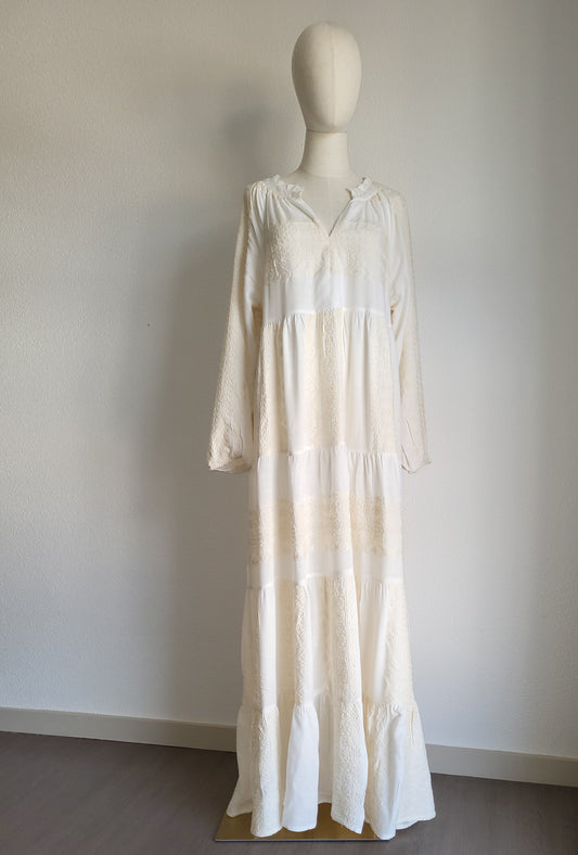 Robe bohème brodée