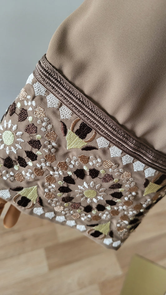 Robe Abaya brodée