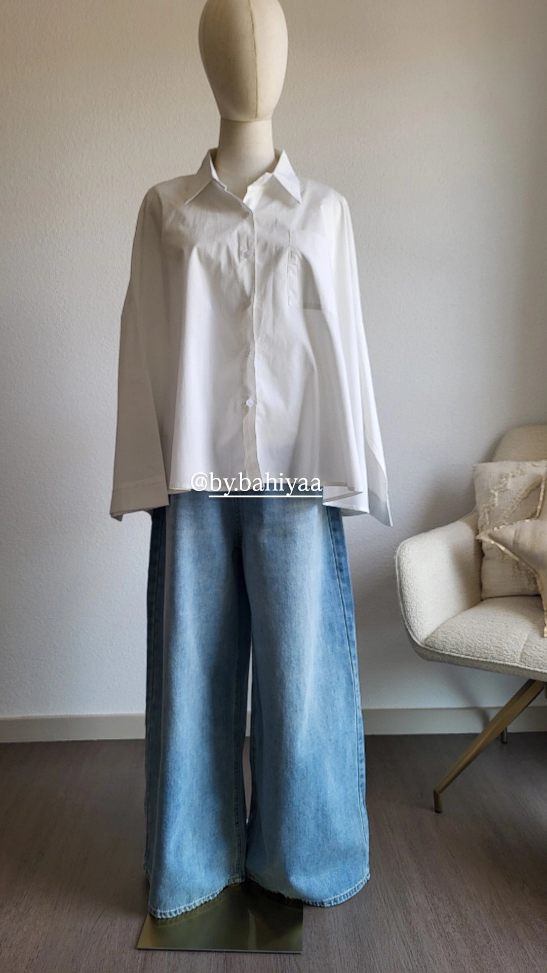 Jean large oversize femme – Confortable et tendance | By Bahiyaa