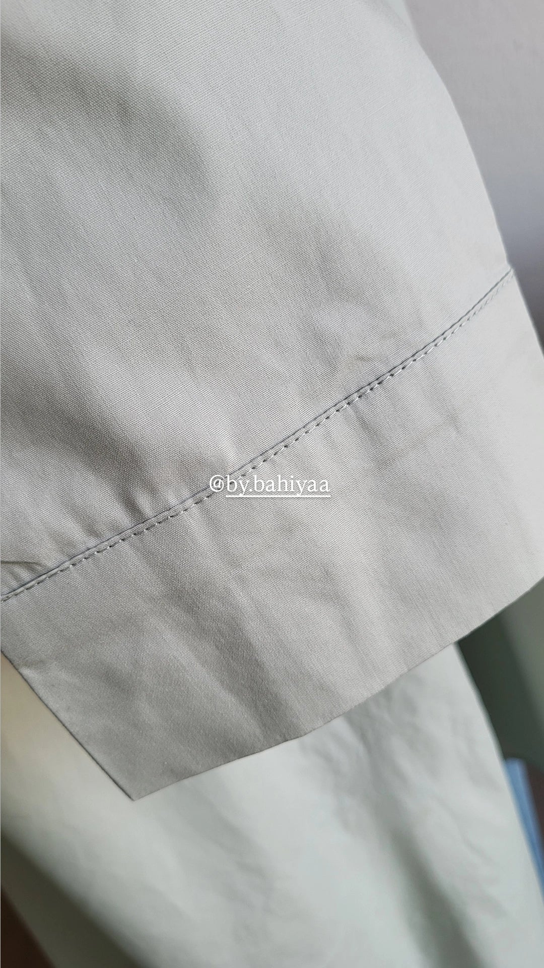 Chemise longue en coton – Taille unique, coupe oversize | By Bahiyaa