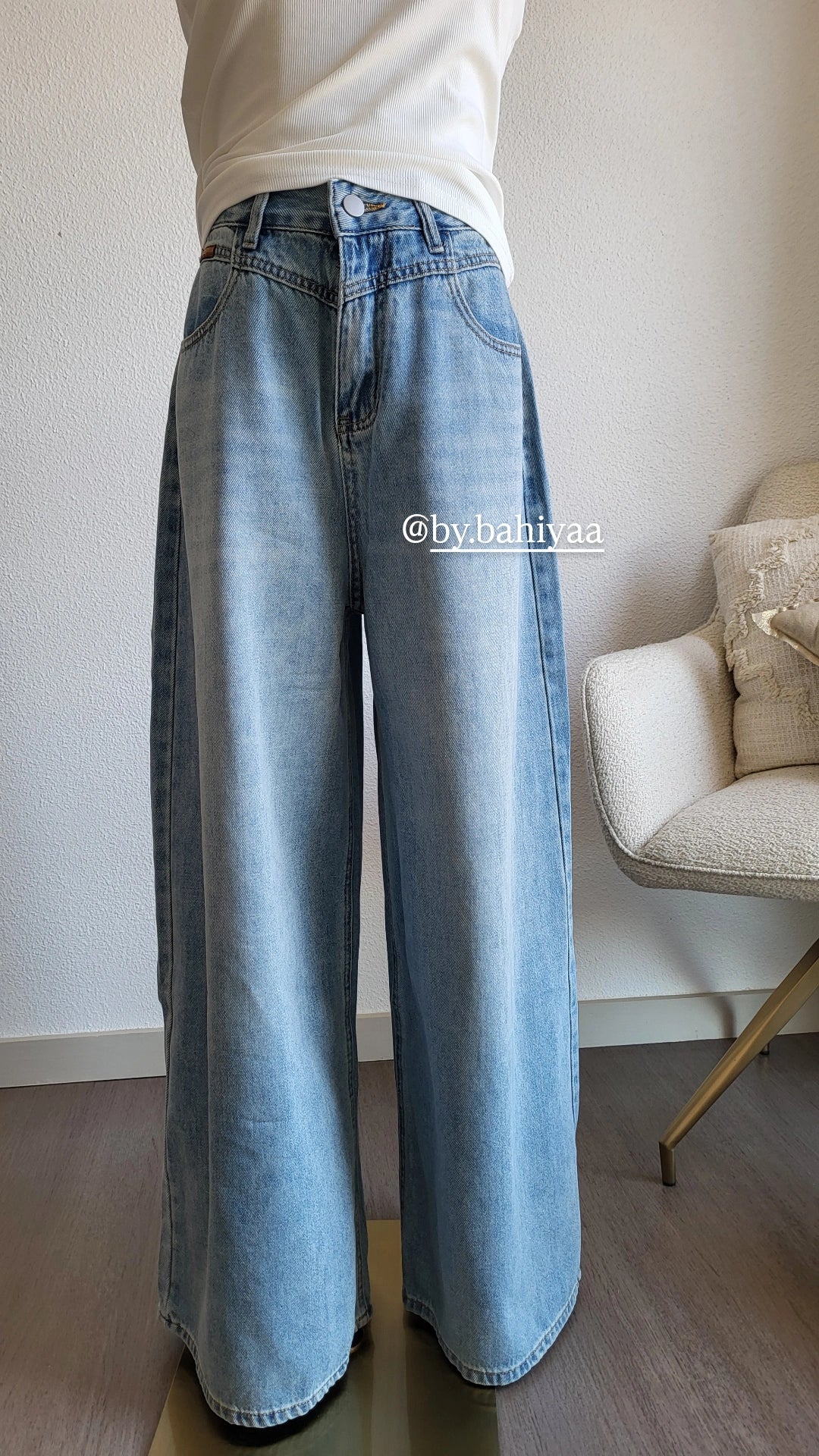 Jean large oversize femme – Confortable et tendance | By Bahiyaa
