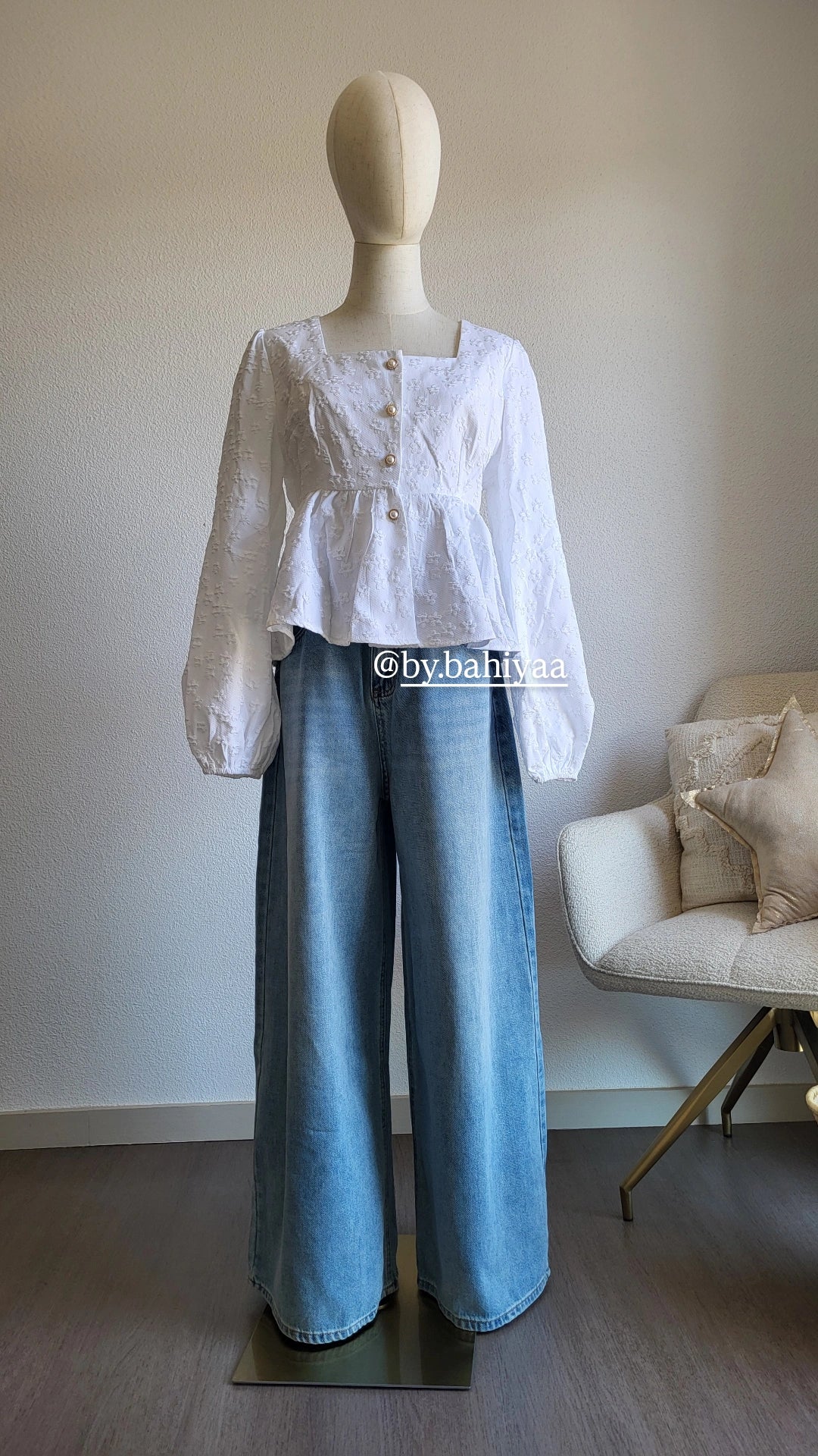 Jean large oversize femme – Confortable et tendance | By Bahiyaa