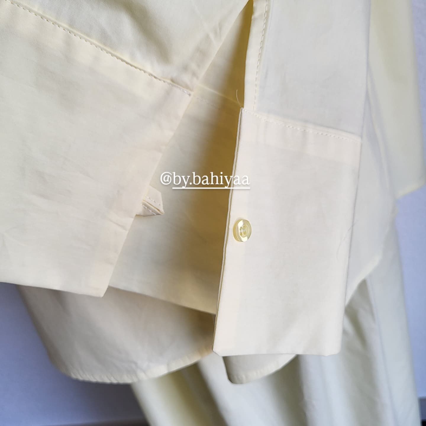 Chemise coton jaune