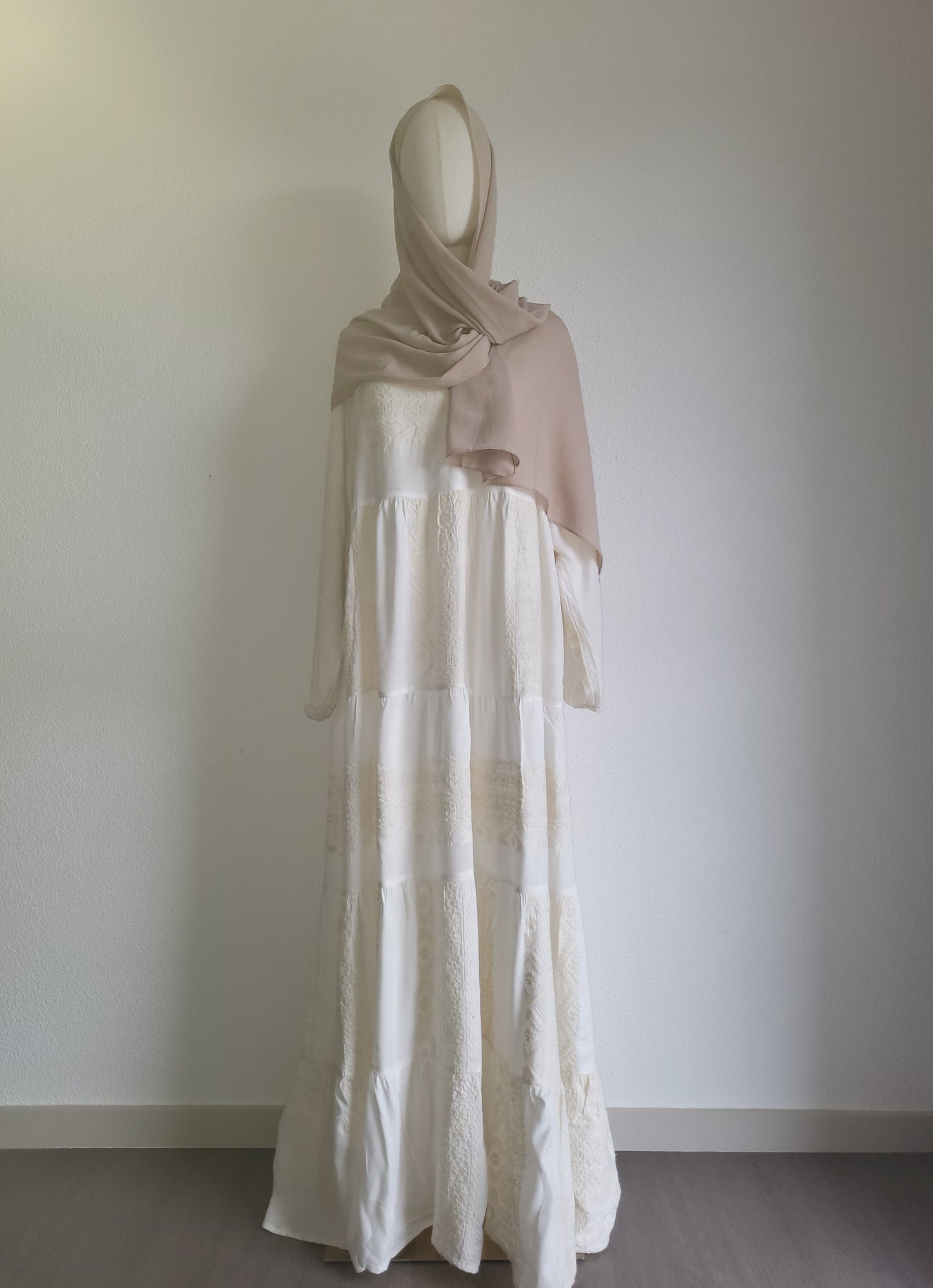 Robe bohème brodée