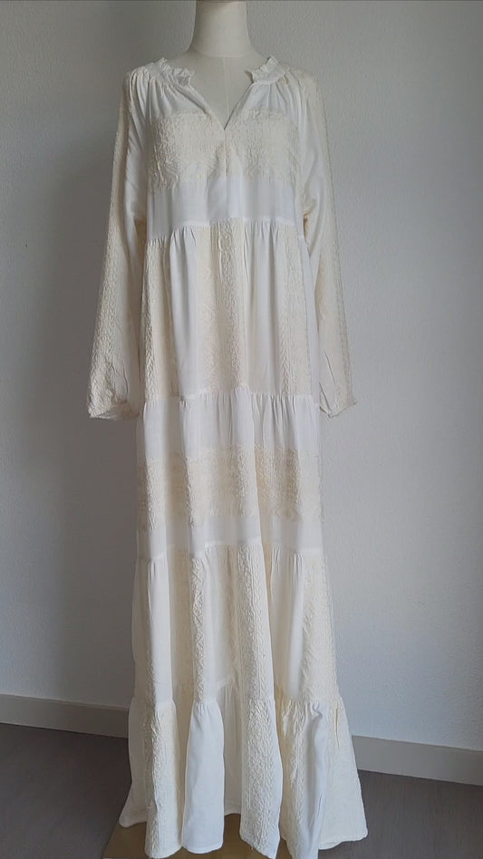 Robe bohème brodée