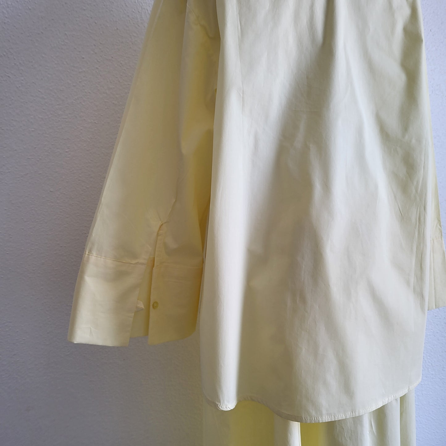 Jupe longue Jaune beurre et sa chemise