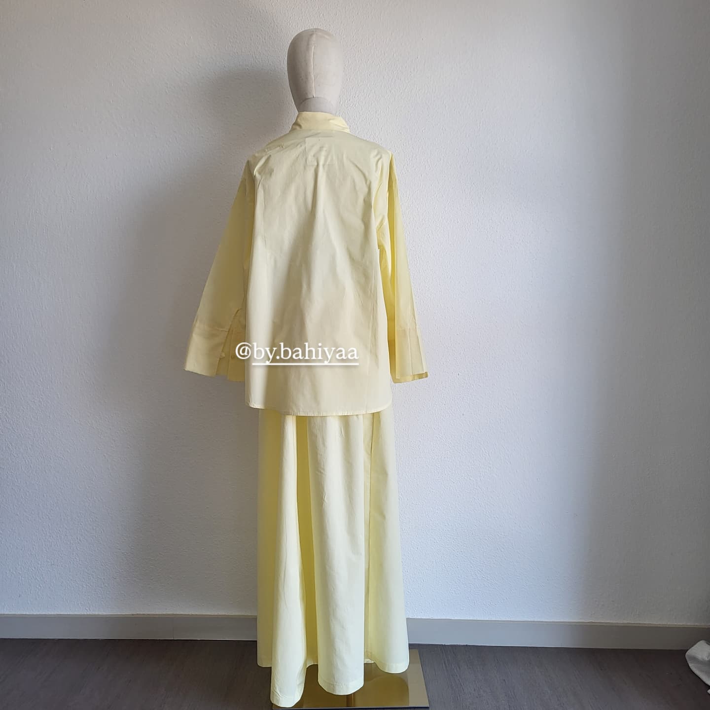 Chemise coton jaune