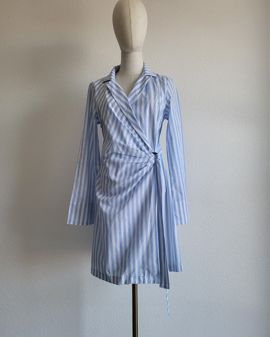 Chemise Robe à Rayures